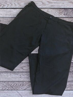 Haggar Black pinstripe dress pants 40x30